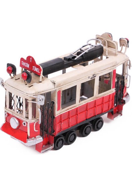 Dekoratif Metal Taksim Tramvay Kalemlik