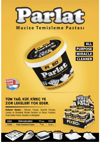 Mucize Parlat Temizleme Pastası