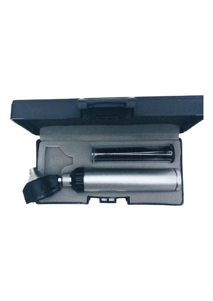 Fiber Optik Metal Otoskop 2.5VOLT LED Ampul Ekstra Parlak Aydınlatmalı
