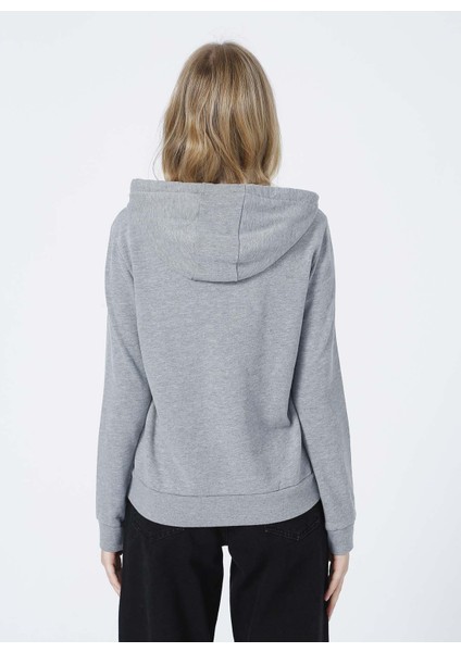 Sweatshirt Gri Melanj modelleri