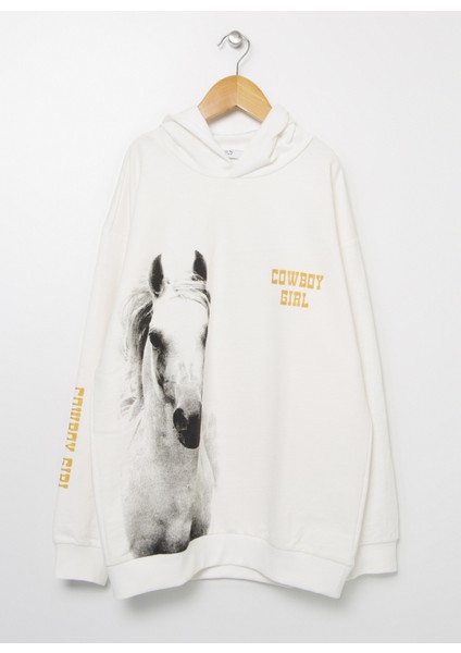Sweatshirt Ekru