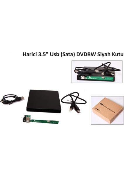 PX-3212 Harici USB (Sata) Dvdrw Siyah Kutu