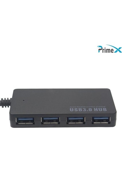 PrimeX Plus PX-2520X4 Type-C USB 3.0 4 Port Çoklayıcı 5Gbps U31X4