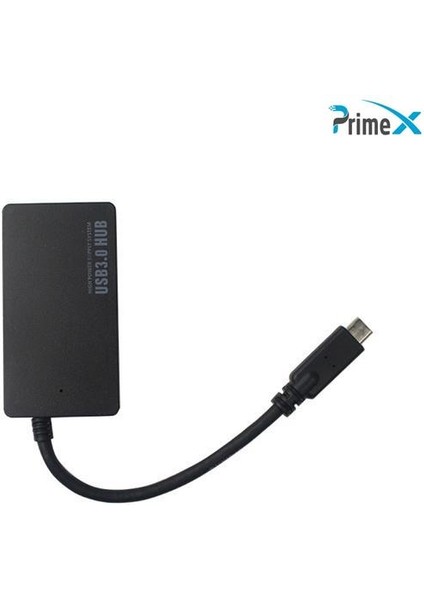 PrimeX Plus PX-2520X4 Type-C USB 3.0 4 Port Çoklayıcı 5Gbps U31X4