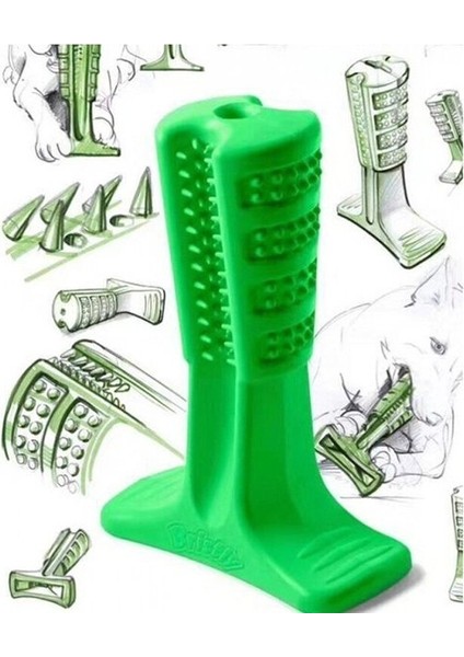 Petpretty Köpek Diş Fırçası Kauçuk Medium