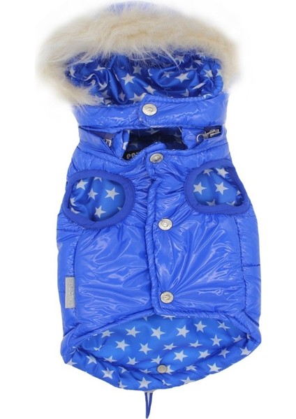 Parlak, Pofuduk Saks Mavi Köpek Montu modelleri