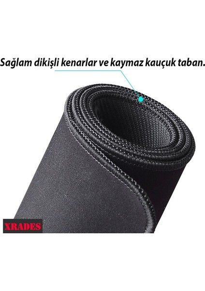 Xrades Siyah Oyuncu Mouse pad 90x40 Cm Xxl