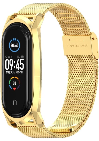 Milano Toka Gt Metal Paslanmaz Çelik Kış Xiaomi Mi Band 6/5/4/3 Gümüş (Yurt Dışından) modelleri