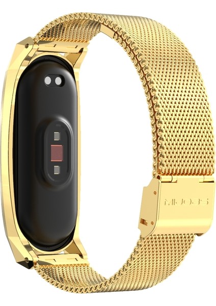 Milano Toka Gt Metal Paslanmaz Çelik Kış Xiaomi Mi Band 6/5/4/3 Gümüş (Yurt Dışından) fırsatları