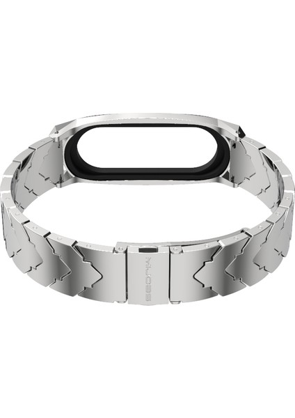 Xiaomi Mi Band Için Metal Paslanmaz Çelik V-Şekilli Kayış 6/5/4/3 Mavi (Yurt Dışından) indirimleri