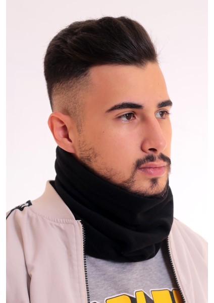 Unisex Siyah Polar Bere Boyunluk modelleri