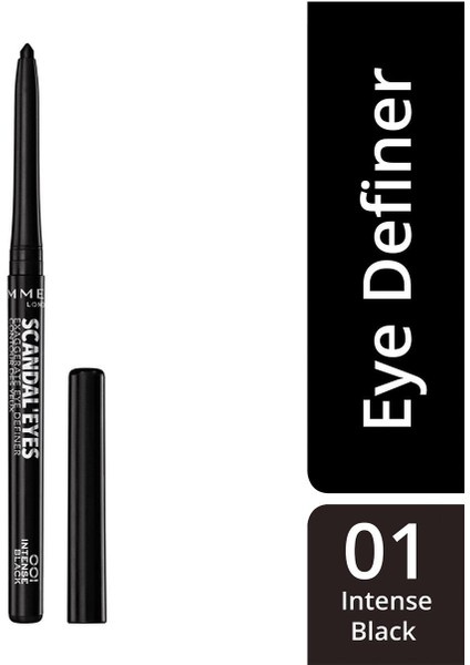 Siyah Eyeliner - Scandal'eyes Exaggerate Definer 001 Intense Black