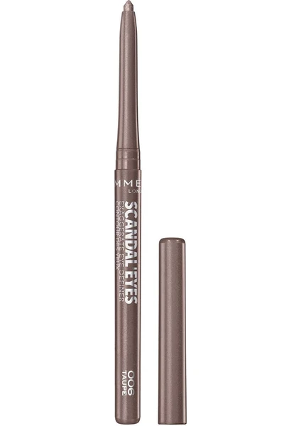 Rimmel London Taupe Eyeliner - Scandal'eyes Exaggerate Definer 006 Taupe