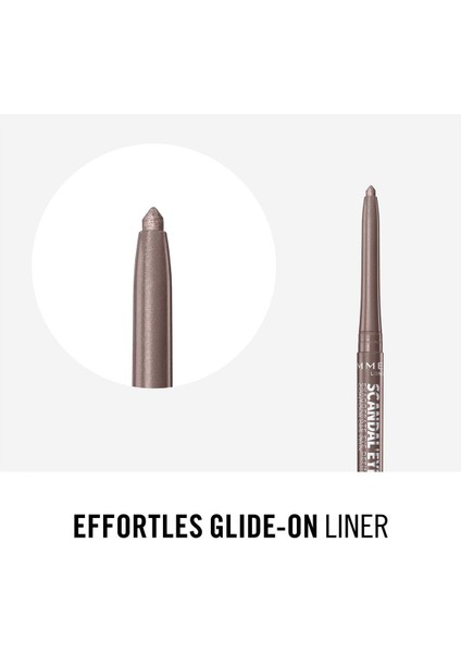 Rimmel London Taupe Eyeliner - Scandal'eyes Exaggerate Definer 006 Taupe