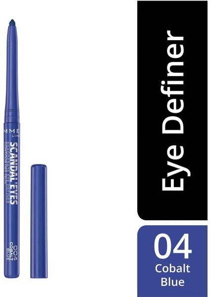 Rimmel London Mavi Eyeliner - Scandal'eyes Exaggerate Definer 004 Cobalt Blue