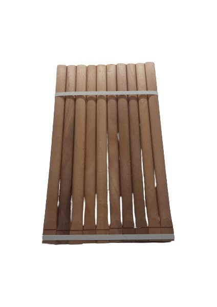 Tahta Doğal Kuş Tüneği 40 cm 10'lu