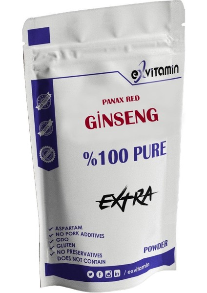 Kore Panax Ginseng'i 150 gr Powder Toz