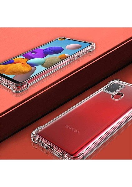 Sm Galaxy A21S (SM-A12) Anti-Drop Shockproof Darbe Emici Silikon Kılıf fiyatları