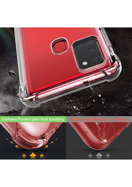 Sm Galaxy A21S (SM-A12) Anti-Drop Shockproof Darbe Emici Silikon Kılıf modelleri