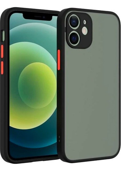 Apple Apple iPhone 12 Mini 5.4inç Kamera Korumalı Premium Silikon Kılıf