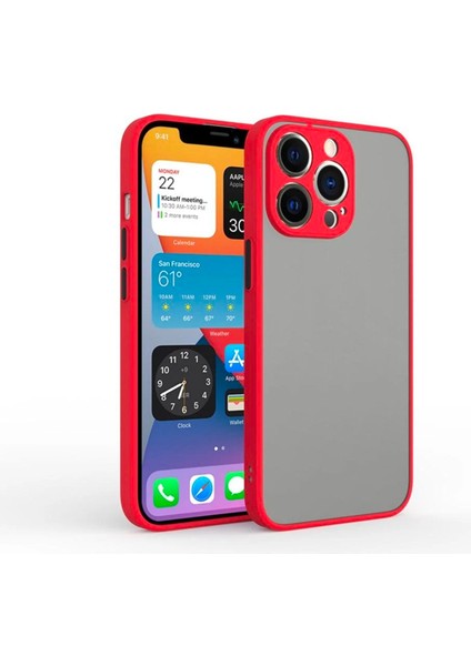 Apple iPhone 13 Pro Max 6.7inç Kamera Korumalı Premium Silikon Kılıf