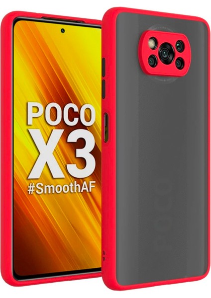 Xiaomi Poco X3 - Poco X3 Pro Kamera Korumalı Premium Silikon Kılıf