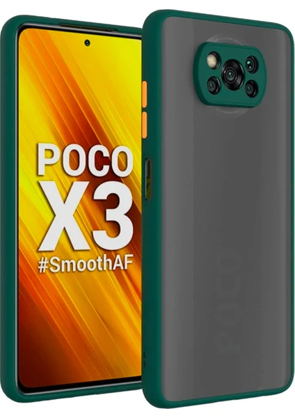 Xiaomi Poco X3 - Poco X3 Pro Kamera Korumalı Premium Silikon Kılıf