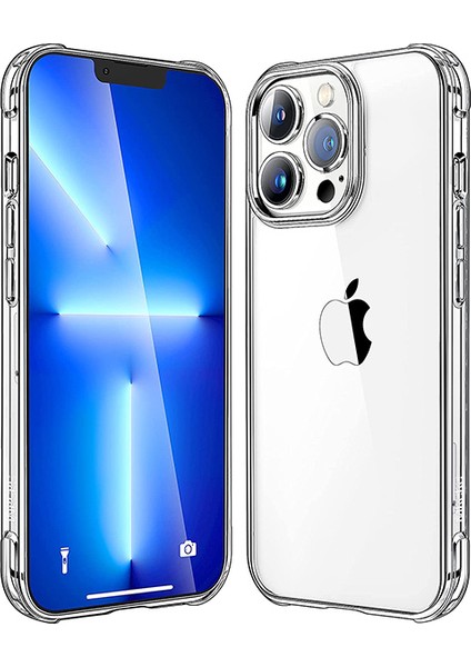 Apple iPhone 13 Pro Max 6.7inç Shockproof Darbe Emici Silikon Kılıf