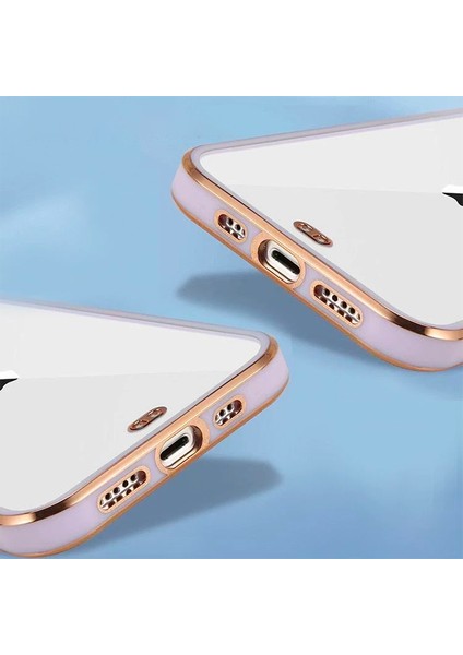 Apple iPhone 12 Pro Max 6.7inç Gold Çerçeve Kamera Korumalı Bumper Kılıf fırsatları