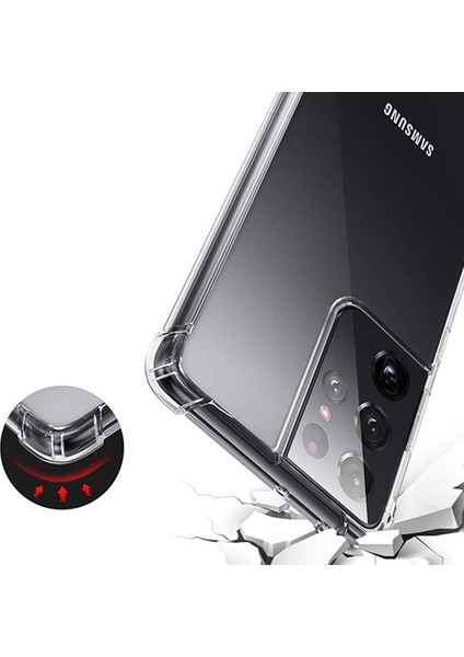 Sm Galaxy S21 Ultra - S30 Ultra Shockproof Darbe Emici Silikon Kılıf fiyatları