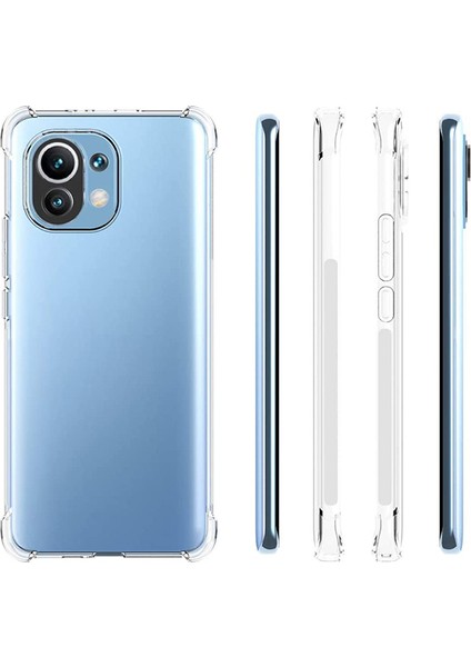 Xiaomi Mi 11 Kamera Korumalı Shockproof Darbe Emici Silikon Kılıf fiyatları