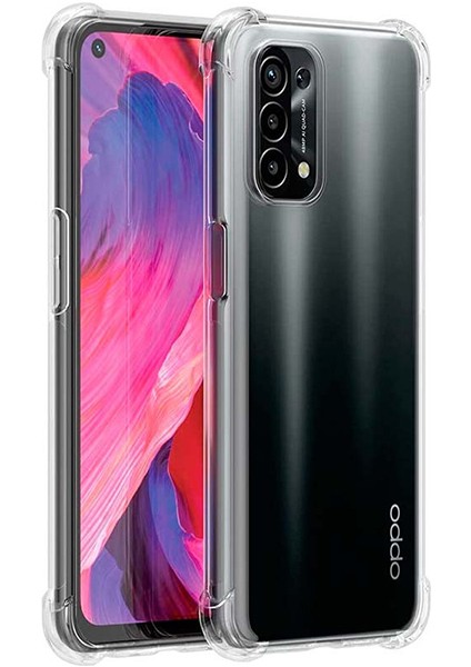 Oppo Reno A54 Kamera Korumalı Shockproof Darbe Emici Silikon Kılıf