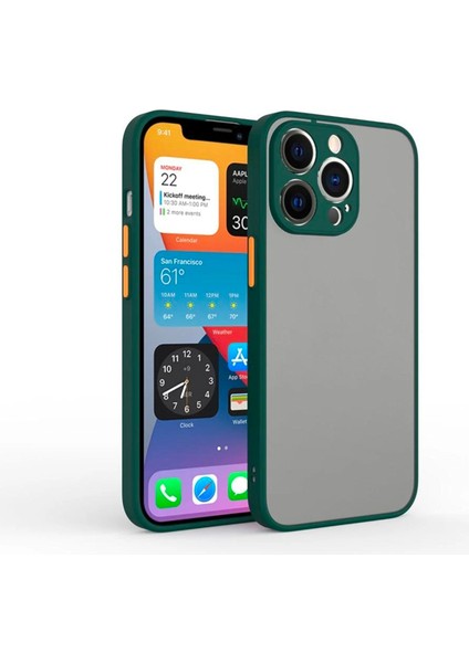 Apple Apple iPhone 13 Pro 6.1inç Kamera Korumalı Premium Silikon Kılıf
