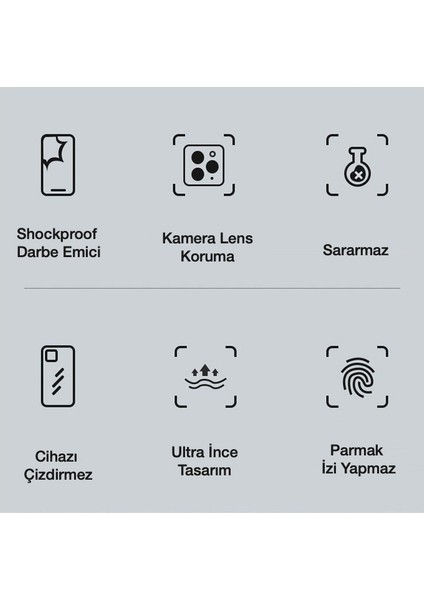 Xiaomi Redmi Note 9s Note 9 Pro Kamera Korumalı Premium Silikon Kılıf modelleri