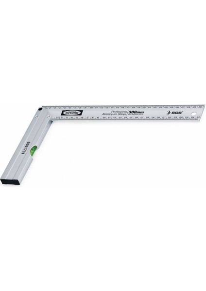 Profesyonel Alüminyum Gönye 25 cm
