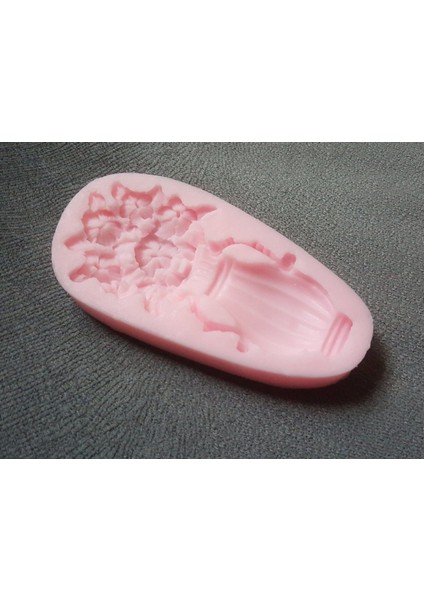 Çiçek Saksı 10 cm Silikon Kalıp K-460 Mum Kokulu Taş Sabun Alçı Uygun fiyatları