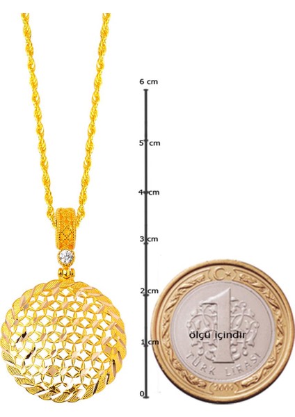 Yaşam Çiçeği 14 Ayar Altın Kolye modelleri