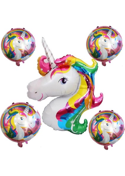 Unicorn 5li Folyo Balon Seti