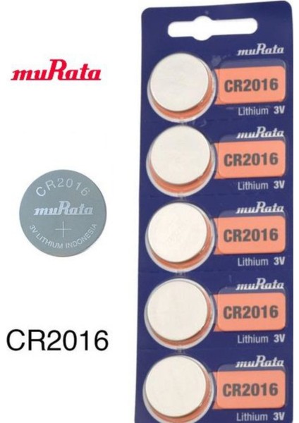 CR2016 3V Lithium Pil 100'lü