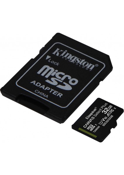 Kıngston SDCS2/32GB CL10 100MB/S Microsd (Sd Adaptörlü)