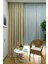 Bej Düz Renk Pileli Soft Fon Perde, 1/3 Sık Pile, Tek Kanat 70 x 250 cm 1