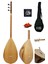 Lore Kısa Sap Bağlama Saz Midi Set Su Geçirmez Kılıf + Yedek Tel + MızrapÇift Ses Çıkışlı Başlangıç Seti 1