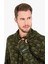 30703 Erkek Yüksek Boyunlu Sweatshirt - Yeşil 1