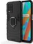 Realme 8 Pro Batman Serisi Yüzük Standlı Armor Kılıf - Siyah 1