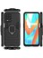 Realme 8 Pro Batman Serisi Yüzük Standlı Armor Kılıf - Siyah 2