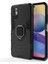 Xiaomi Redmi Note 10 5g Batman Serisi Yüzük Standlı Armor Kılıf - Siyah 1