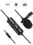 3.5mm Universal Lavalier Kablolu Yaka Mikrofonu 6 Metre AL-34432 2