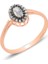 Gümüş Rose Elmas Montürlü Oval Üçlü Set… 4