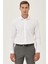 ALTINYILDIZ CLASSICS Erkek Beyaz Ütü Gerektirmeyen Non-iron Slim Fit Dar Kesim %100 Pamuk Armürlü Gömlek 1