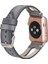 Apple Watch Uyumlu Deri Kordon Ba2 42-44MM RST9EF Gri 1